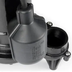 ECO-FLO 1/3 HP 3300 gph Cast Iron Tethered Float Switch AC Submersible Sump Pump