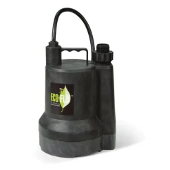 ECO-FLO SUP Series 1/4 HP 1980 gph Thermoplastic Switchless Switch Manual Submersible Utility Pump