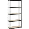 Edsal Black Steel Muscle Rack Adjustable Shelving Unit 1750 lbs. Capacity 72 H x 34 W x 14 D in.