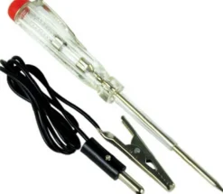 Electro Tek 12V Black & Silver Plastic and Metal Voltage Circuit Tester 7.5 W in.