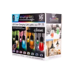 Enbrighten Plug In/Remote 12 W LED String Lights 1 pk