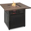 Endless Summer Donovan 38 in. W Steel Transitional Square Propane Fire Pit