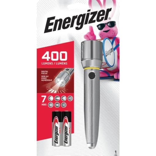 Energizer 400 lm Gray LED Flashlight AA Battery