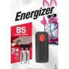 Energizer Plastic Case Black Alkaline AAA Battery Impact Resistant LED Cap Light 85 lm