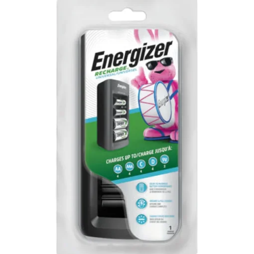 Energizer Recharge 4 Battery Black Universal Battery Charger