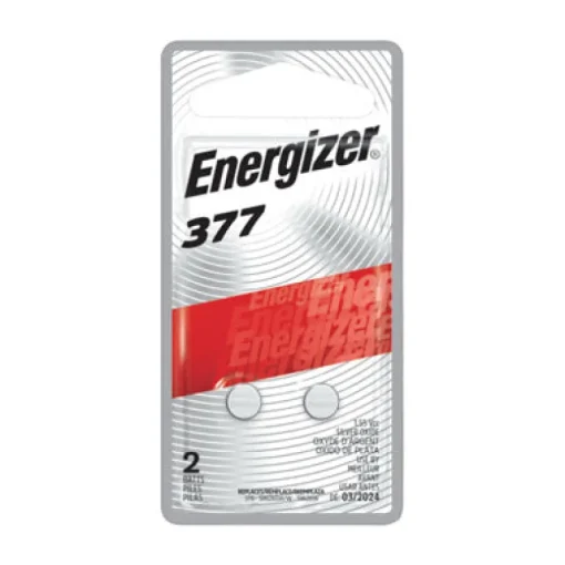 Energizer Silver Oxide 377 1.55 V 0.02 mAh Electronic/Watch Battery 1 pk