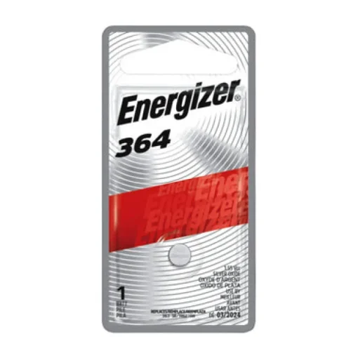 Energizer Silver Oxide 364 1.5 Volt Electronic/Watch Battery 1 Pk