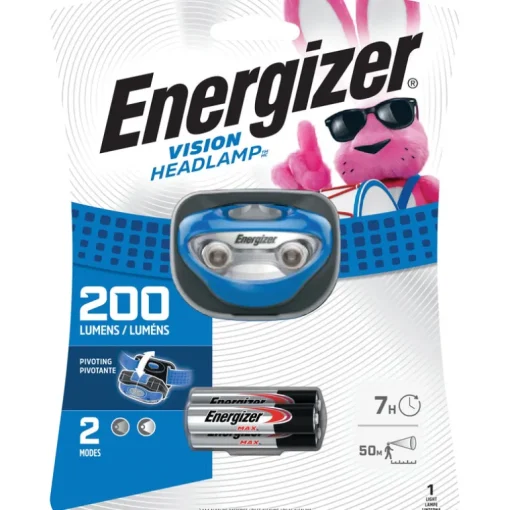 Energizer Vision 200 lm Blue LED Headlight AAA Battery