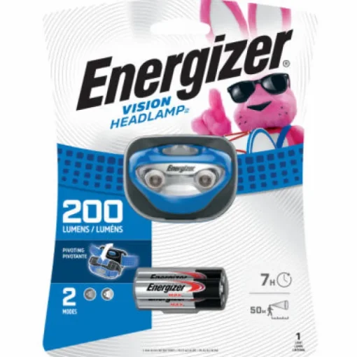 Energizer Vision 200 lm Blue LED Headlight AAA Battery