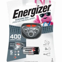 Energizer Vision HD + 400 lm Gray LED Headlight AAA Battery