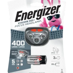 Energizer Vision HD + 400 lm Gray LED Headlight AAA Battery