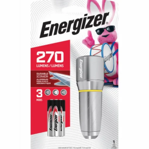 Energizer Vision HD + 270 lm Gray LED Flashlight AAA Battery