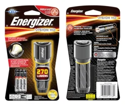 Energizer Vision HD + 270 lm Gray LED Flashlight AAA Battery