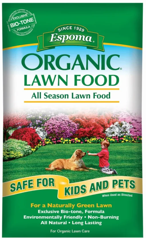 Espoma Organic All-Purpose Lawn Food For All Grasses 5000 sq ft