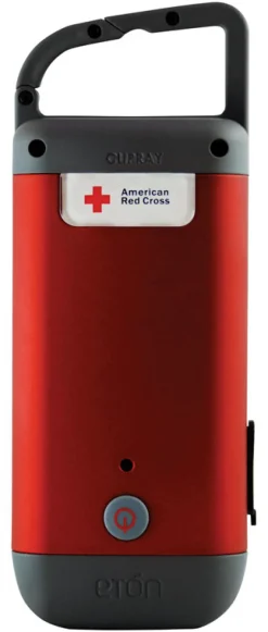Eton Red LED Hand Crank Flashlight