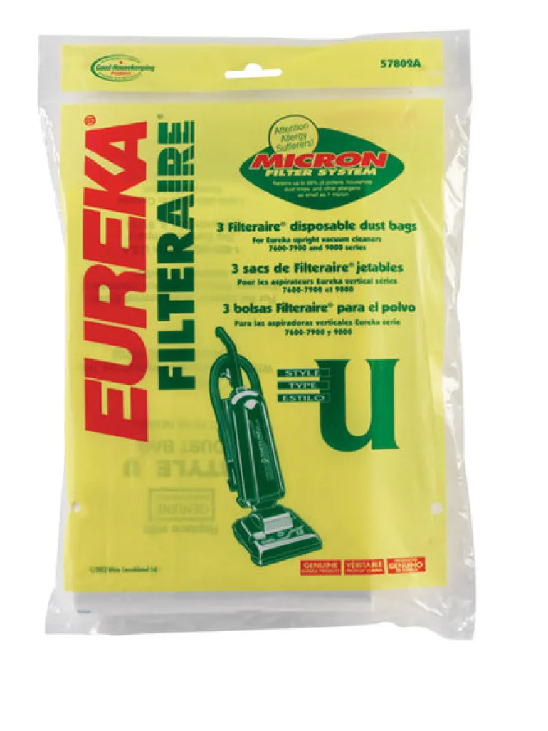 Eureka Filteraire Vacuum Bag For Fits Bravo, Boss Bravo, Powerline, Powerline Gold 3 pk