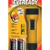 Eveready 35 lm Black/Yellow LED Flashlight D Battery