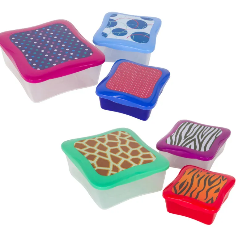 Evri Pack N Snack Assorted Food Storage 4 pk