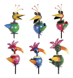 Exhart Metal Assorted 6.5 in. H Outdoor Garden Stake (Pack of 12)