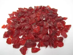 Exotic Pebbles & Aggregates EG10-L10 10 Lb Red Glass Pebbles