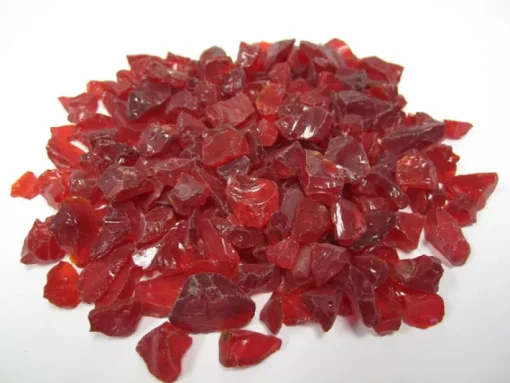 Exotic Pebbles & Aggregates EG10-L10 10 Lb Red Glass Pebbles