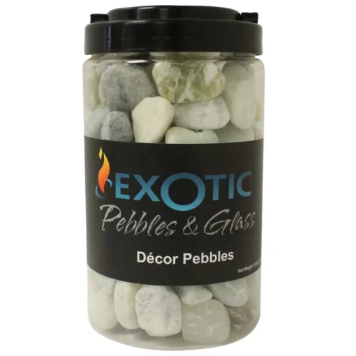 Exotic Pebbles & Glass Jade Polished Deco Pebbles 5 lb