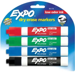 EXPO Assorted Dry Erase Marker 4 pk