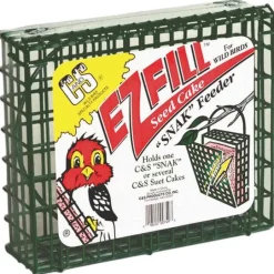 EZ Fill Seed Cake Snak Bird Feeder, Holds 56-oz. of Suet