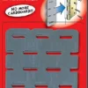 EZ SHIM 1.3 in. W x 4 in. L Plastic Hinge Shim 15 pk