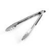 Farberware 12 in. L Silver Silicone/Stainless Steel Tongs
