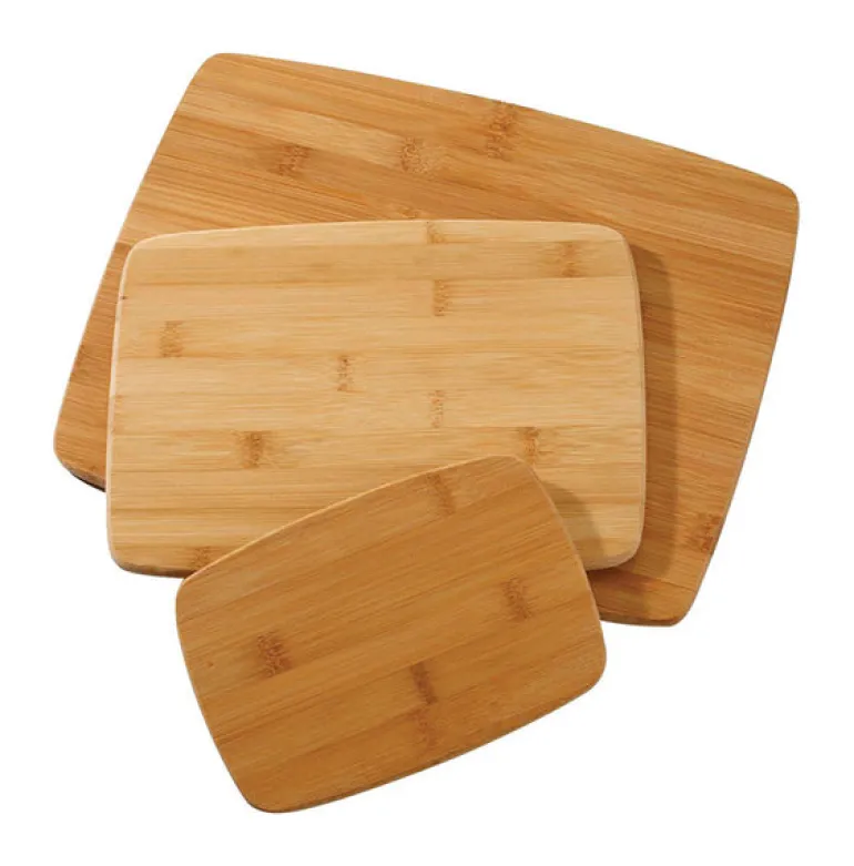 Farberware 14 in. L X 11 in. W X 0.25 in. Bamboo Cutting Board Set