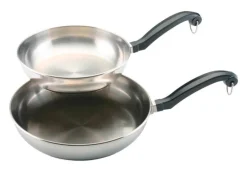 Farberware Classic Series Stainless Steel Skillet Set 8 & 10 in. Silver