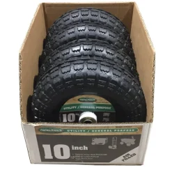 Farm and Ranch 6 in. Dia. x 10 in. Dia. 300 lb. capacity Centered Tire Rubber (Pack of 1)