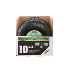 Farm and Ranch 6 in. Dia. x 10 in. Dia. 300 lb. capacity Centered Tire Rubber (Pack of 1)