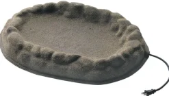 Farm Innovators Fs-1 25.8" X 18.5" X 3.5" Sand Coated Four Seasons Ground Heated Birdbath