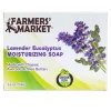 Farmers Market Organic Lavender Eucalyptus Scent Organic Bar Soap 5.5 oz