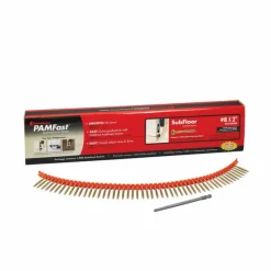 FastenMaster PAMFast No. 8 x 2 in. L Star Yellow Zinc Collated Subfloor Screws 1000 pk