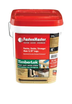 FastenMaster TimberLok No. 10 X 4 in. L Hex Epoxy Coarse Wood Screws 250 pk