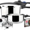 Favorite Pressure Cooker Set 4.2 + 6.3 Qts. Stainless Steel