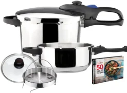 Favorite Pressure Cooker Set 4.2 + 6.3 Qts. Stainless Steel