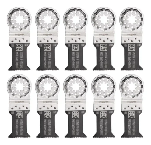 Fein Starlock 1-3/8 in. X 2 in. L Bi-Metal Saw Blade Set 10 pk