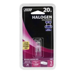 Feit 20 W T4 Tubular Halogen Bulb 170 lm Warm White 1 pk