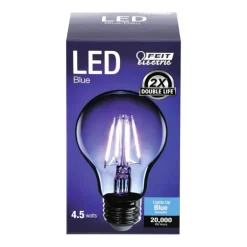 Feit A19 E26 (Medium) Filament LED Bulb Blue 30 Watt Equivalence 1 pk
