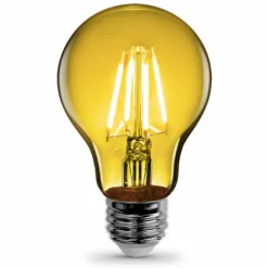 Feit A19 E26 (Medium) Filament LED Bulb Yellow 30 Watt Equivalence 1 pk