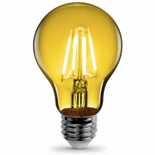 Feit A19 E26 (Medium) Filament LED Bulb Yellow 30 Watt Equivalence 1 pk