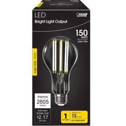 Feit A21 E26 (Medium) Filament LED Bulb Bright White 150 Watt Equivalence 1 pk