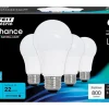 Feit A19 E26 (Medium) LED Bulb Daylight 60 Watt Equivalence 4 pk