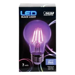 Feit A19 E26 (Medium) LED Bulb Black Light 7 Watt Equivalence 1 pk