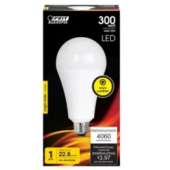 Feit A23 E26 (Medium) LED Bulb Bright White 300 Watt Equivalence 1 pk