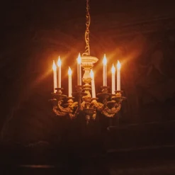 Feit CA10 (Flame Tip) E12 (Candelabra) LED Bulb Amber 40 Watt Equivalence 1 pk